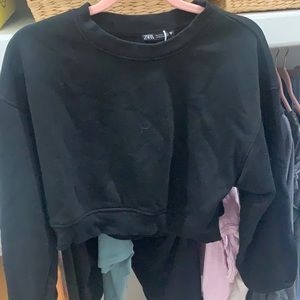 Zara cropped sweater